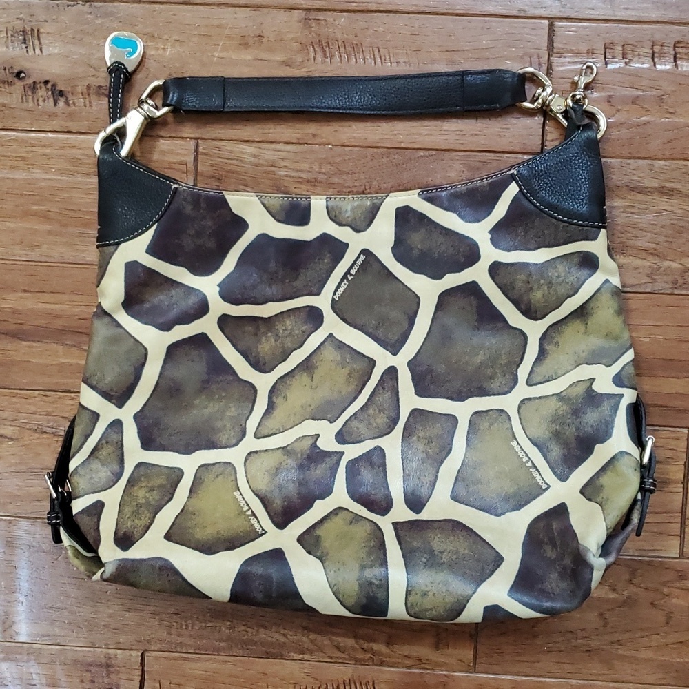 Dooney & Bourke Giraffe Animal Print Shoulder Bag - Picture 6 of 11